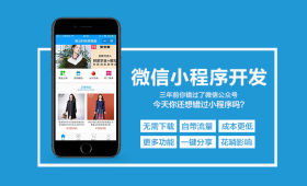 微信小程序商城定制開發(fā)